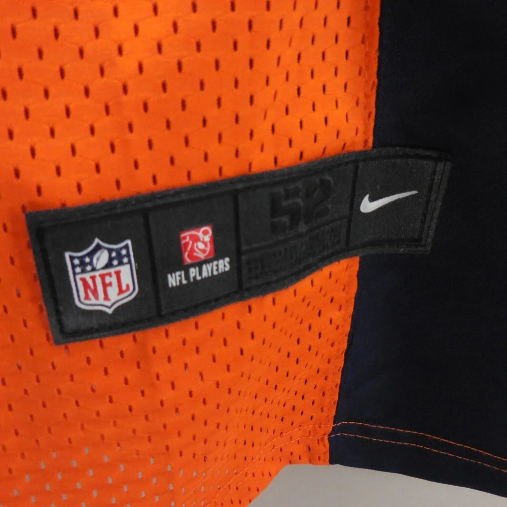 Nike Denver Broncos Phillip Lindsay 30 On Field Jersey Mens 52‎ Orange Navy